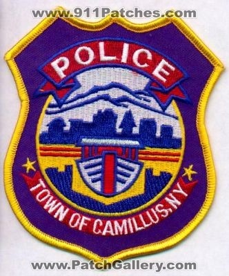 Camillus Police
Thanks to EmblemAndPatchSales.com for this scan.
Keywords: new york town of