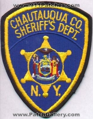 Chautauqua County Sheriff's Dept
Thanks to EmblemAndPatchSales.com for this scan.
Keywords: new york sheriffs department