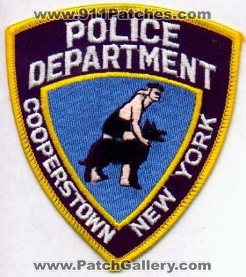 Cooperstown Police Department
Thanks to EmblemAndPatchSales.com for this scan.
Keywords: new york
