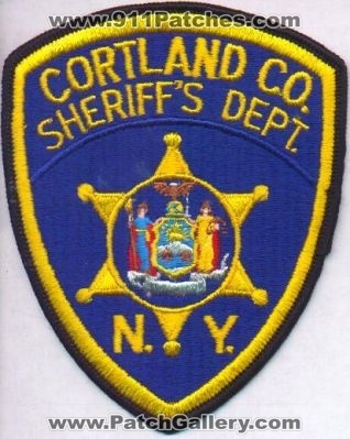 Cortland County Sheriff's Dept
Thanks to EmblemAndPatchSales.com for this scan.
Keywords: new york sheriffs department