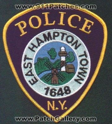 East Hampton Town Police
Thanks to EmblemAndPatchSales.com for this scan.
Keywords: new york