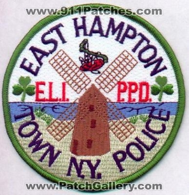 East Hampton Town Police
Thanks to EmblemAndPatchSales.com for this scan.
Keywords: new york