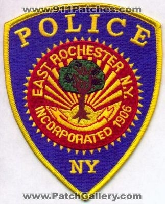East Rochester Police
Thanks to EmblemAndPatchSales.com for this scan.
Keywords: new york