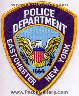 Eastchester Police Department
Thanks to EmblemAndPatchSales.com for this scan.
Keywords: new york