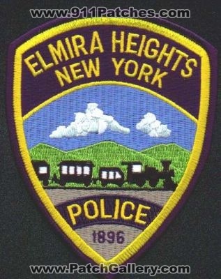 Elmira Heights Police
Thanks to EmblemAndPatchSales.com for this scan.
Keywords: new york