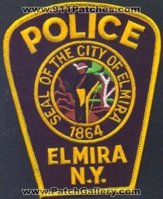 Elmira Police
Thanks to EmblemAndPatchSales.com for this scan.
Keywords: new york city of