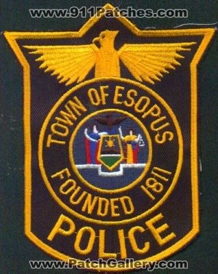 Esopus Police
Thanks to EmblemAndPatchSales.com for this scan.
Keywords: new york town of
