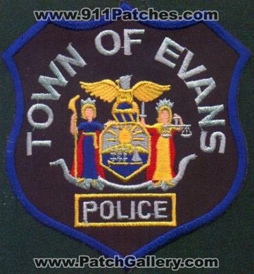 Evans Police
Thanks to EmblemAndPatchSales.com for this scan.
Keywords: new york town of