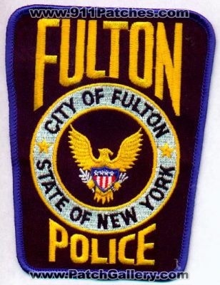 Fulton Police
Thanks to EmblemAndPatchSales.com for this scan.
Keywords: new york city of
