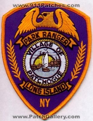 Patchogue Park Ranger
Thanks to EmblemAndPatchSales.com for this scan.
Keywords: new york village of long island