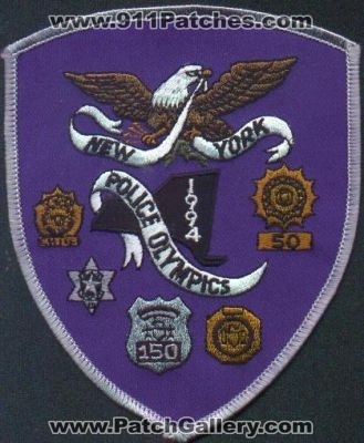 Police Olympics 1994
Thanks to EmblemAndPatchSales.com for this scan.
Keywords: new york