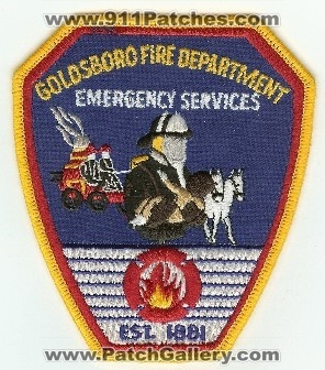 Goldsboro Fire Department
Thanks to PaulsFirePatches.com for this scan.
Keywords: north carolina emergency services