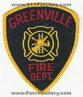 Greenville Fire Dept
Thanks to PaulsFirePatches.com for this scan.
Keywords: north carolina department