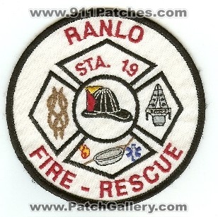Ranlo Fire Rescue Station 19
Thanks to PaulsFirePatches.com for this scan.
Keywords: north carolina