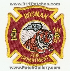 Rosman Fire Department
Thanks to PaulsFirePatches.com for this scan.
Keywords: north carolina