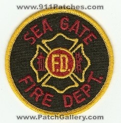Sea Gate Fire Dept
Thanks to PaulsFirePatches.com for this scan.
Keywords: north carolina department