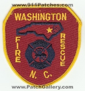 Washington Fire Rescue
Thanks to PaulsFirePatches.com for this scan.
Keywords: north carolina