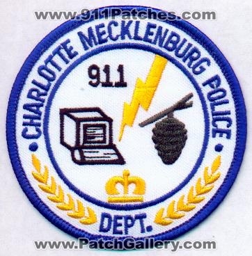 Charlotte Mecklenburg Police Dept
Thanks to EmblemAndPatchSales.com for this scan.
Keywords: north carolina department
