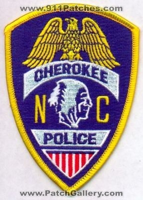 Cherokee Indian Police
Thanks to EmblemAndPatchSales.com for this scan.
Keywords: north carolina