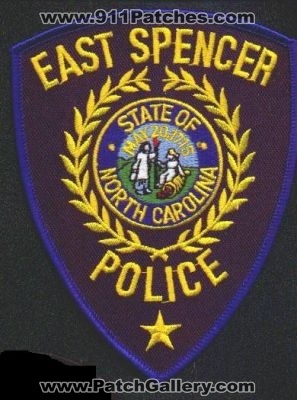 East Spencer Police
Thanks to EmblemAndPatchSales.com for this scan.
Keywords: north carolina