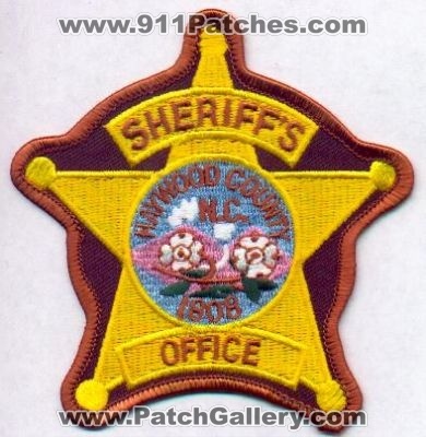 Haywood County Sheriff's Office
Thanks to EmblemAndPatchSales.com for this scan.
Keywords: north carolina sheriffs