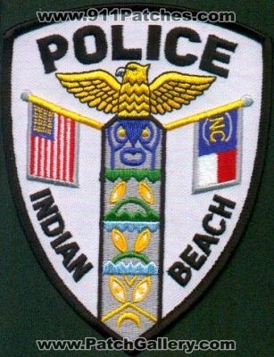 Indian Beach Police
Thanks to EmblemAndPatchSales.com for this scan.
Keywords: north carolina