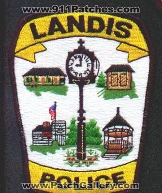 Landis Police
Thanks to EmblemAndPatchSales.com for this scan.
Keywords: north carolina