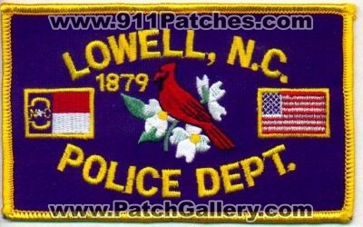 Lowell Police Dept
Thanks to EmblemAndPatchSales.com for this scan.
Keywords: north carolina department