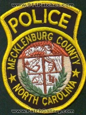 Mecklenburg County Police
Thanks to EmblemAndPatchSales.com for this scan.
Keywords: north carolina
