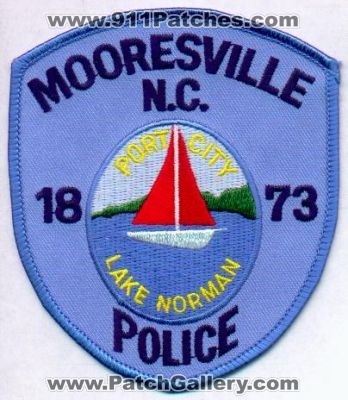 Mooresville Police
Thanks to EmblemAndPatchSales.com for this scan.
Keywords: north carolina