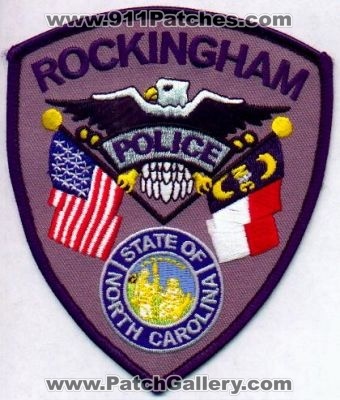 Rockingham Police
Thanks to EmblemAndPatchSales.com for this scan.
Keywords: north carolina