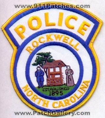 Rockwell Police
Thanks to EmblemAndPatchSales.com for this scan.
Keywords: north carolina