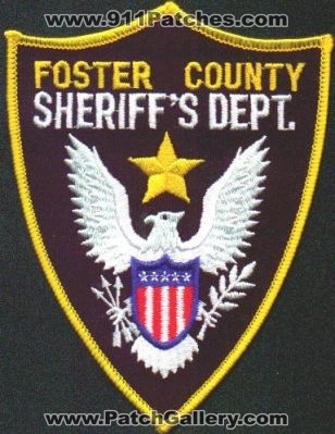 Foster County Sheriff's Dept
Thanks to EmblemAndPatchSales.com for this scan.
Keywords: north dakota sheriffs department