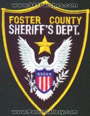 Foster County Sheriff's Dept
Thanks to EmblemAndPatchSales.com for this scan.
Keywords: north dakota sheriffs department