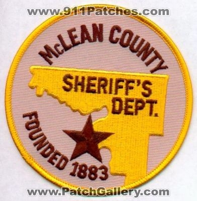 McLean County Sheriff's Dept
Thanks to EmblemAndPatchSales.com for this scan.
Keywords: north dakota sheriffs department