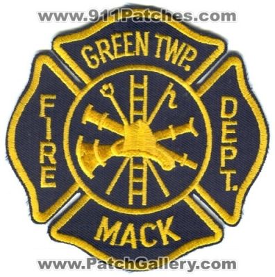 Green Township Mack Fire Department Patch (Ohio)
Scan By: PatchGallery.com
Keywords: twp. dept.