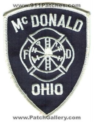 McDonald Fire Department (Ohio)
Scan By: PatchGallery.com
Keywords: fd