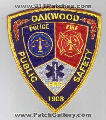Oakwood Public Safety Fire EMS Police (Ohio)
Thanks to Dave Slade for this scan.
Keywords: dps