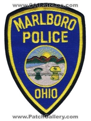 Marlboro Police (Ohio)
Thanks to Jim Schultz for this scan.
