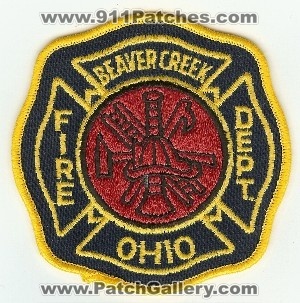 Beaver Creek Fire Dept
Thanks to PaulsFirePatches.com for this scan.
Keywords: ohio department