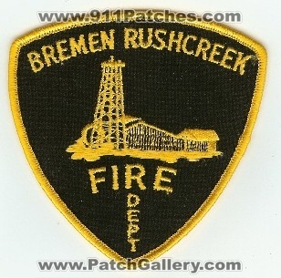 Bremen Rushcreek Fire Dept
Thanks to PaulsFirePatches.com for this scan.
Keywords: ohio department