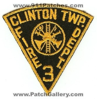 Clinton Twp Fire Dept
Thanks to PaulsFirePatches.com for this scan.
Keywords: ohio township department 3