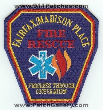 Fairfax Madison Place Fire Rescue
Thanks to PaulsFirePatches.com for this scan.
Keywords: ohio