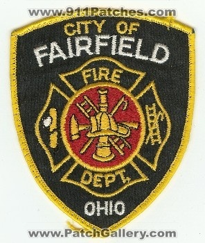 Fairfield Fire Dept
Thanks to PaulsFirePatches.com for this scan.
Keywords: ohio city of department