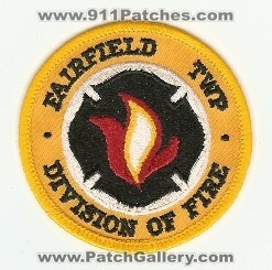 Fairfield Twp Division of Fire
Thanks to PaulsFirePatches.com for this scan.
Keywords: ohio township