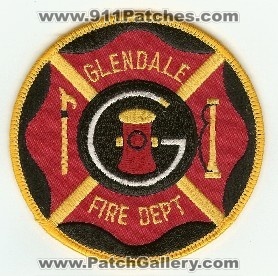 Glendale Fire Dept
Thanks to PaulsFirePatches.com for this scan.
Keywords: ohio department