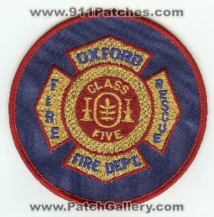 Oxford Fire Dept Rescue
Thanks to PaulsFirePatches.com for this scan.
Keywords: ohio department