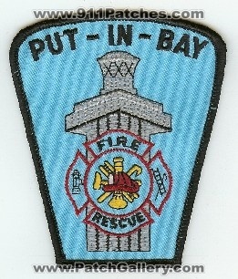 Put In Bay Fire Rescue
Thanks to PaulsFirePatches.com for this scan.
Keywords: ohio