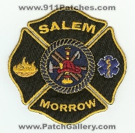 Salem Morrow Fire
Thanks to PaulsFirePatches.com for this scan.
Keywords: ohio