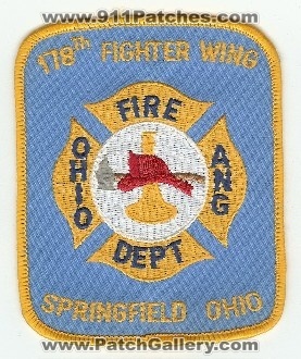 Springfield ANGB 178th Fighter Wing Fire Dept
Thanks to PaulsFirePatches.com for this scan.
Keywords: ohio air national guard base usaf fw department